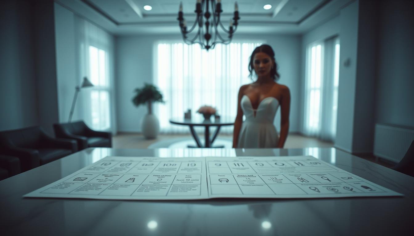bridal party timeline